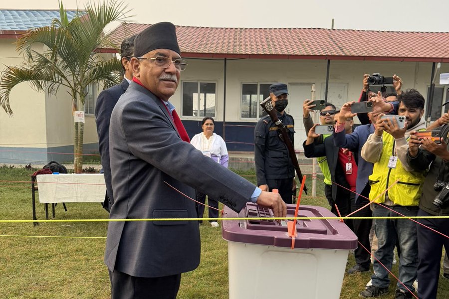 शीर्ष नेताहरूको मतदान, सही–गलतको आधारमा निर्णय गर्न प्रचण्डको आग्रह