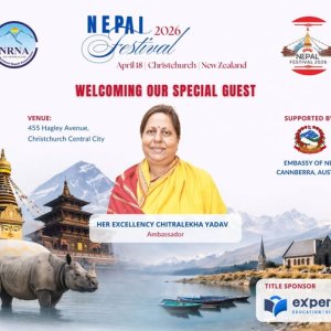 क्राइस्टचर्चमा ‘नेपाल फेस्टिभल २०२६’ आयोजना हुँदै, राजदूत चित्रलेखा यादव विशेष अतिथि