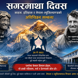 सगरमाथा दिवस : साहस, इतिहास र नेपाल–न्युजिल्याण्डको अविच्छिन्न सम्बन्ध