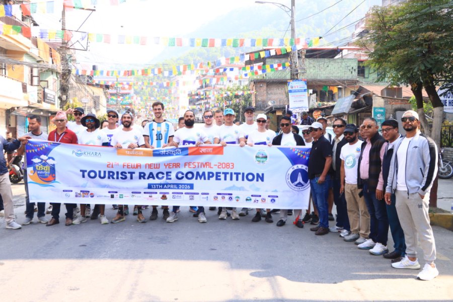 पर्यटन दौडले पोखरामा पर्यटनको नयाँ उत्साह